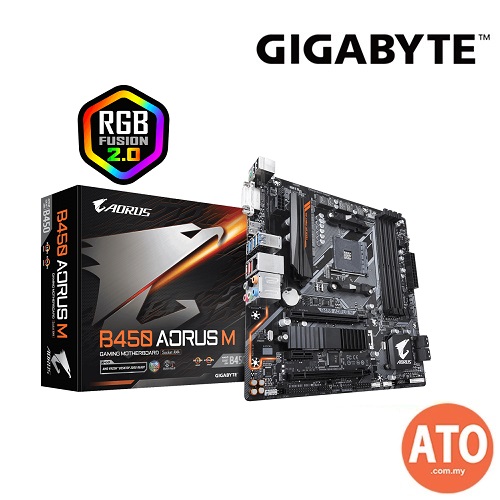 Gigabyte AMD B450 AORUS M Motherboard AMD